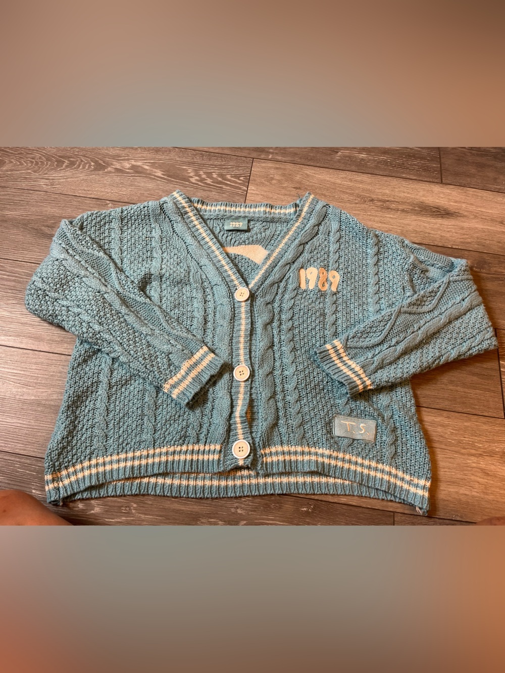 Taylor Swift The 1989 Cardigan Button Down Blue Size M/L